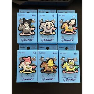 Loungefly Sanrio Hello Kitty Friends Rocking Horse Pin COMPLETE SET of 6